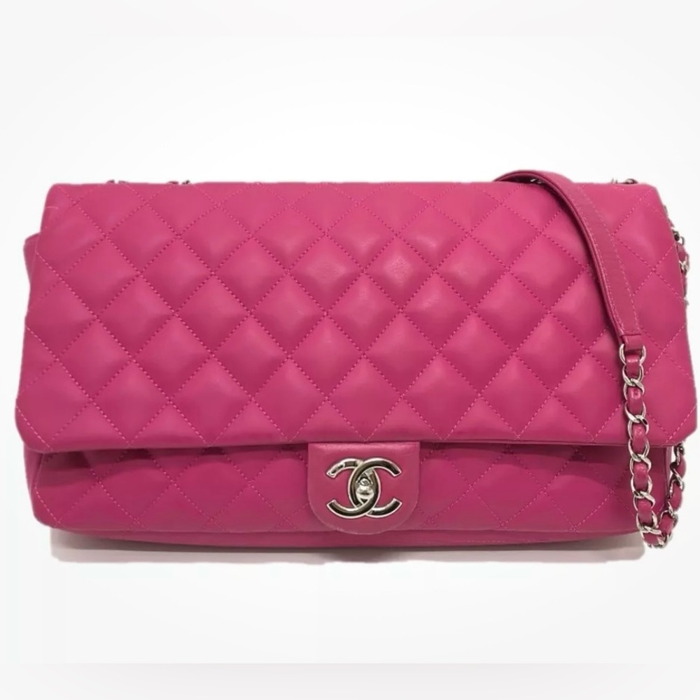 Hot Pink gorgeous large Chanel bag